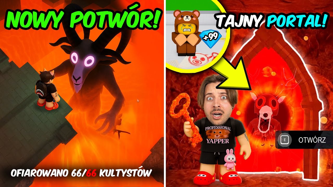 NOWY LAWOWY POTW&Oacute;R 🌋 i UKRYTY PORTAL z DIAMENTAMI! 💎 - 99 Nocy w Lesie (Mity i Ciekawostki)