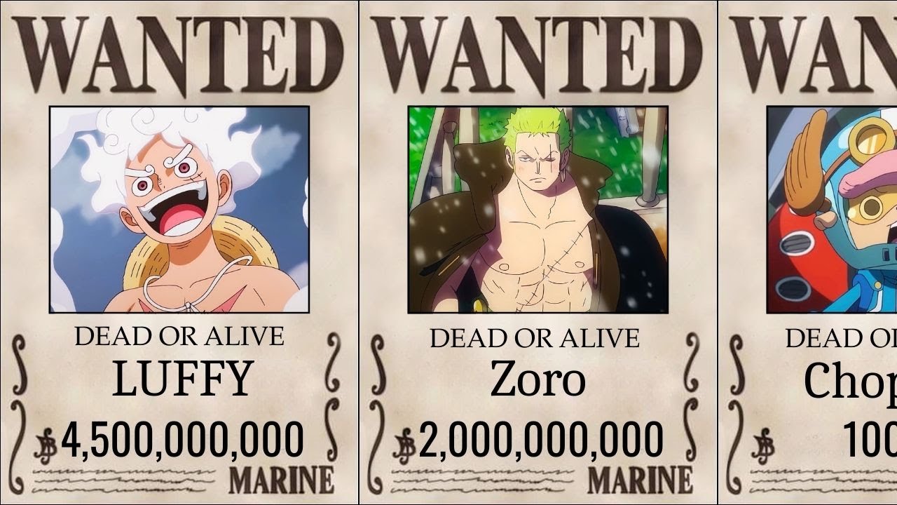 Straw Hats Bounty After Egghead arc in One Piece (Prediction)
