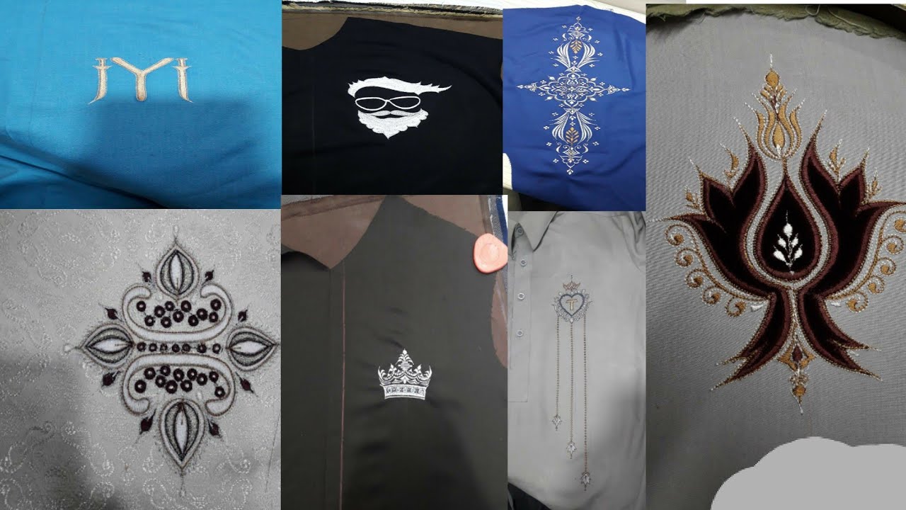 Boys kurta pocket embriodery designs||Front pocket embriodery designs for men||Fashion&Trends