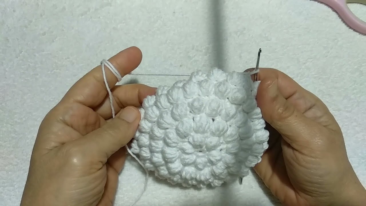 Amigurumi örgü kuzu yapımında eksiltme, popcorn eksilme nasıl yapılır