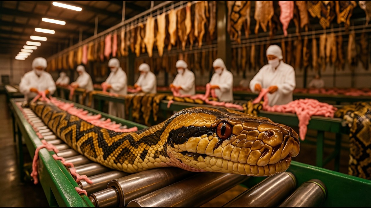 Inside the Snake-Leather Factory – Raw Skin to Finished Luxury Jackets & Bags