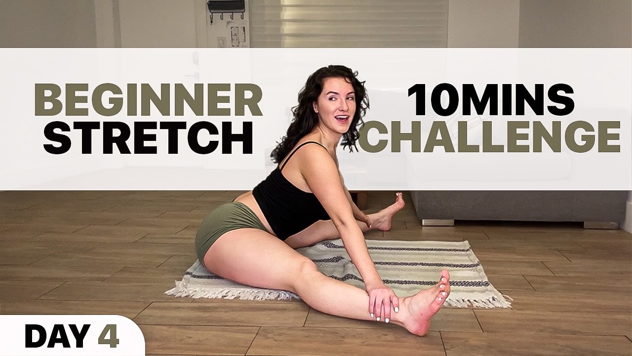 10-Minute Beginner Stretch Challenge for Full Body Flexibility | Day 4