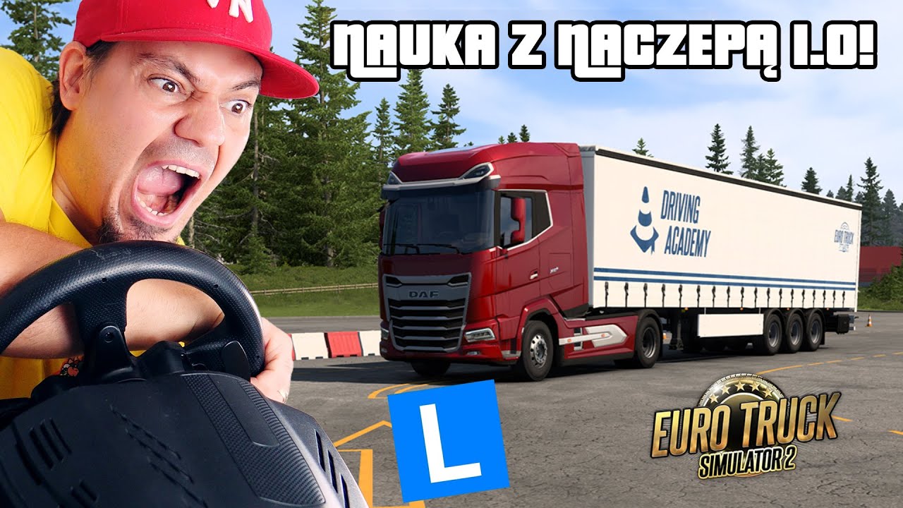 🚛 PRAWO JAZDY Z NACZĘPĄ POSZŁO ŹLE, NIE ZDAM EGZAMINU! | Euro Truck Simulator 2