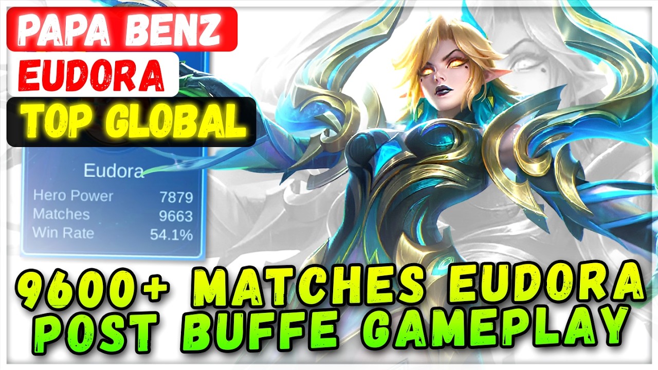 Более 9600 матчей за Эудору после Баффе [Лучший геймплей за Эудору в мире] Папа Бенц - сборка в M...