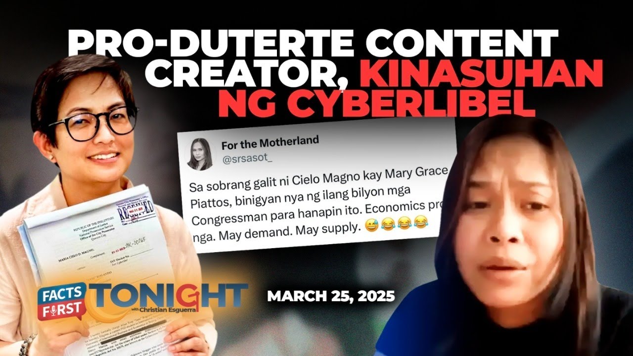 Pro-Duterte vlogger, kinasuhan ni Prof. Cielo Magno