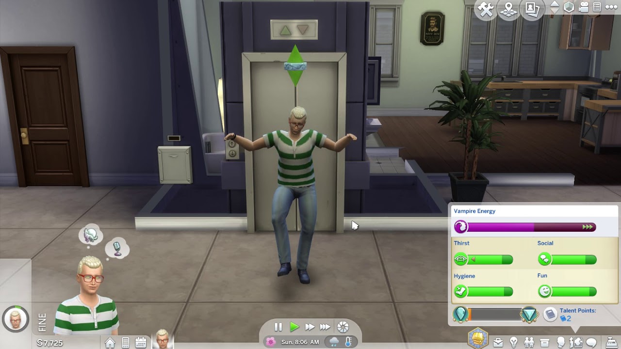 Hybrid Vampire/Spellcaster -The Sims 4