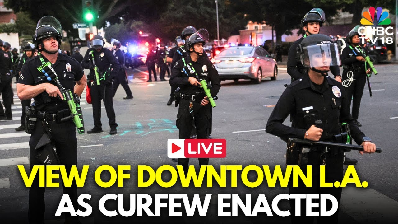 Los Angeles Protest LIVE: LA Protests Intensify With 'Mass Arrests' Despite Curfew | Trump | N18G