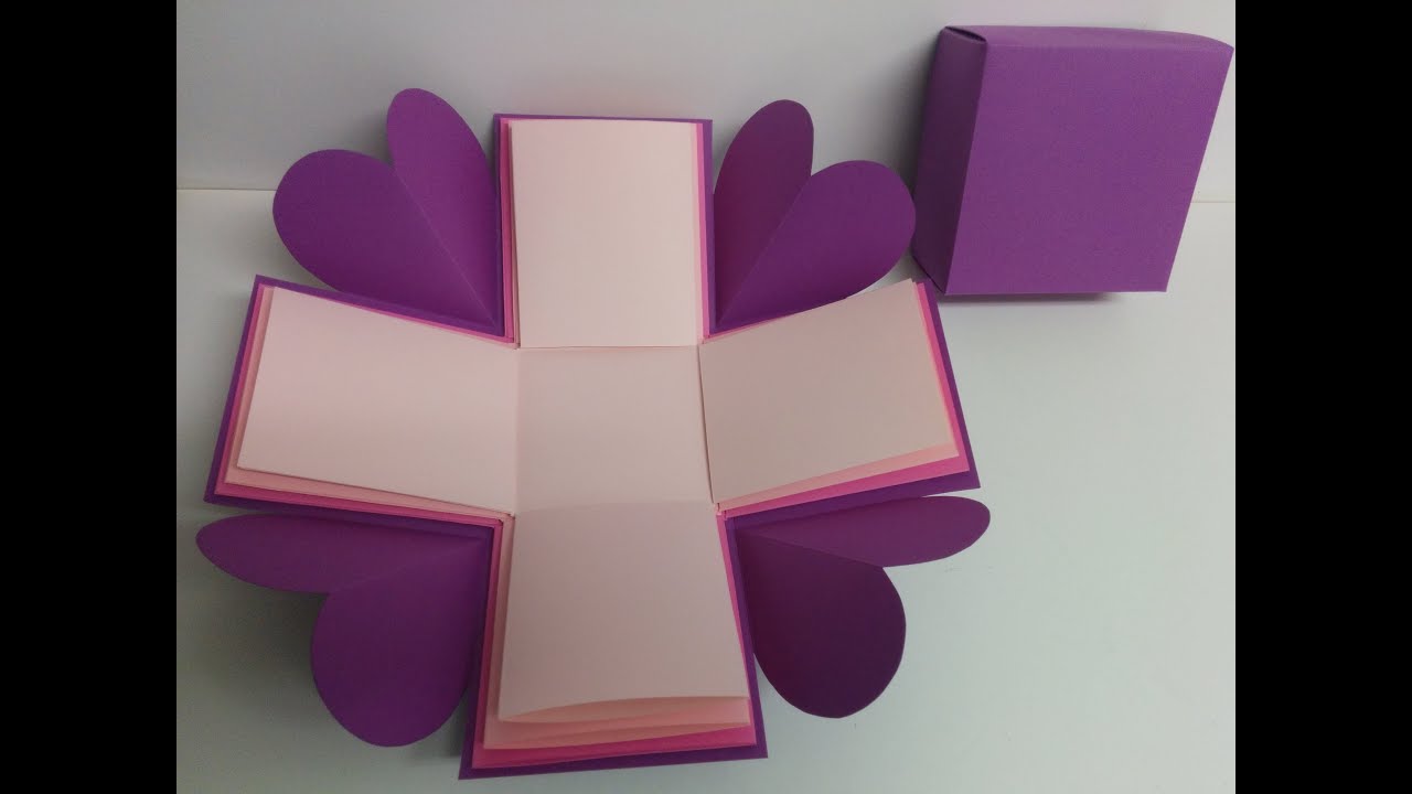 #diy Art and #craft #tutorial : #how to make basic explosion box / #explosionbox