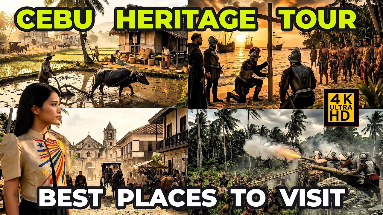 Cebu Heritage Tour | Spanish Era | Top Historical & Must Visit Places in Cebu City 🇵🇭 Philippines