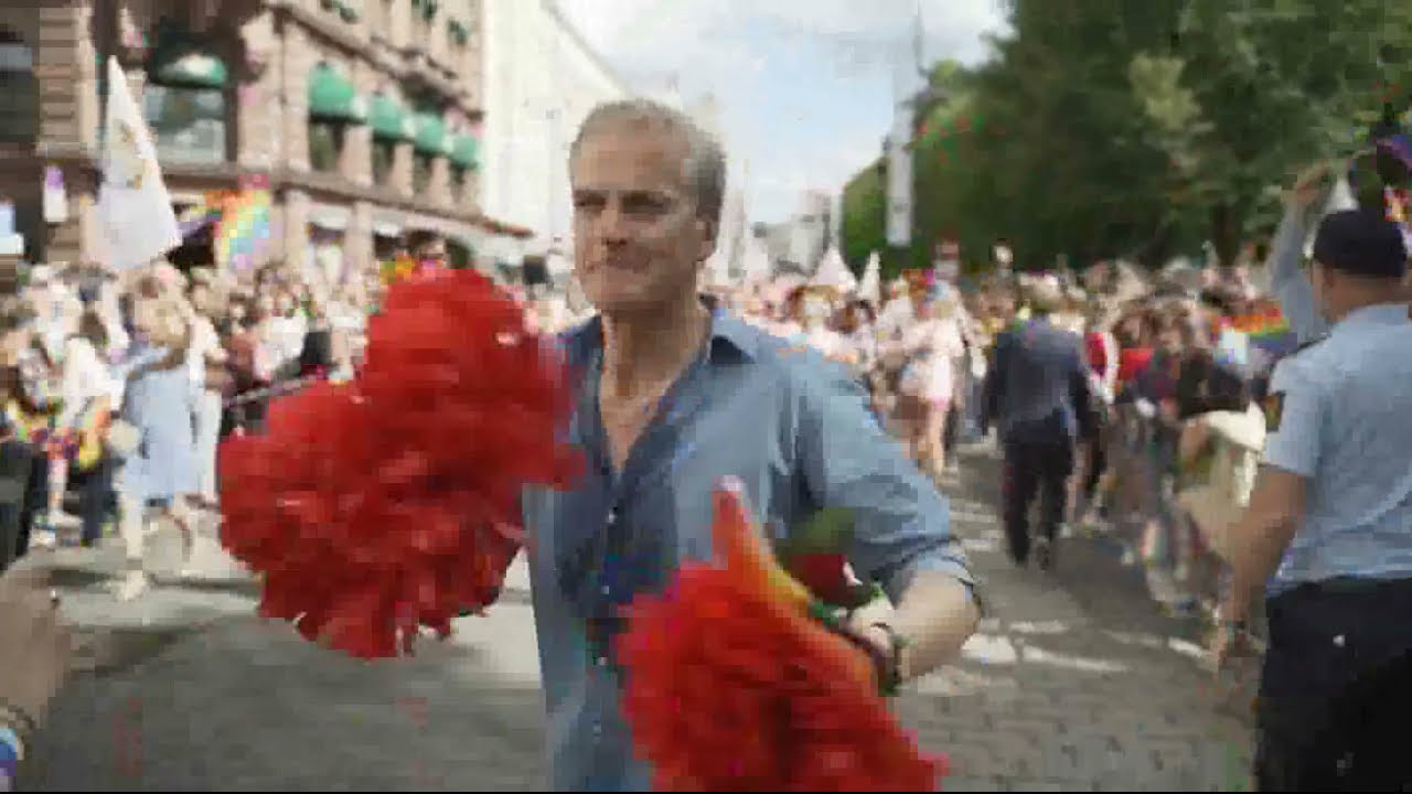 Jonas Gahr Støre (AP) Pride-dans (2019)