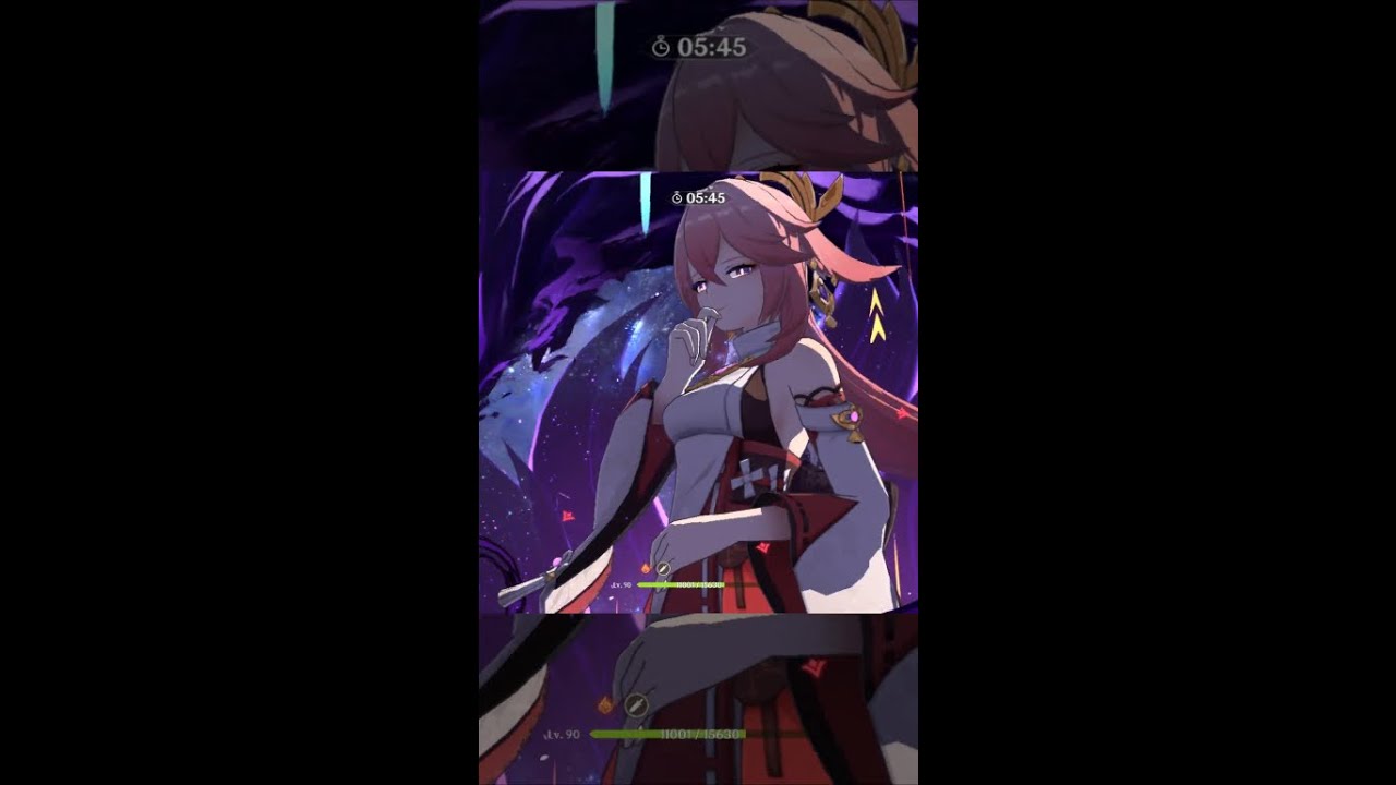 Yae Miko Damage Showcase with Setup #genshinimpact #shorts #yaemiko