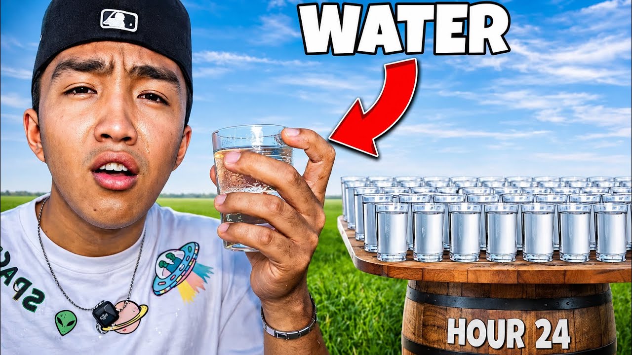 Uminom ako ng 80 CUPS ng Tubig for 24 Hours!