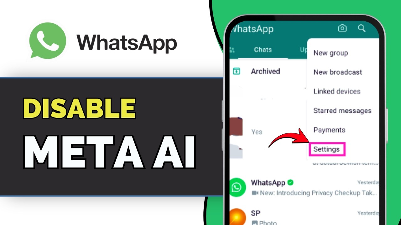 Как удалить Meta AI из WhatsApp на iPhone в 2026 году | Отключение функции чата с ИИ в WhatsApp