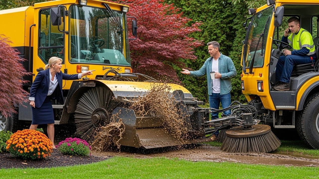HOA Street Cleaner Destroyed My Autumn Garden, So I Sued And Took Their Entire Equipment Fleet