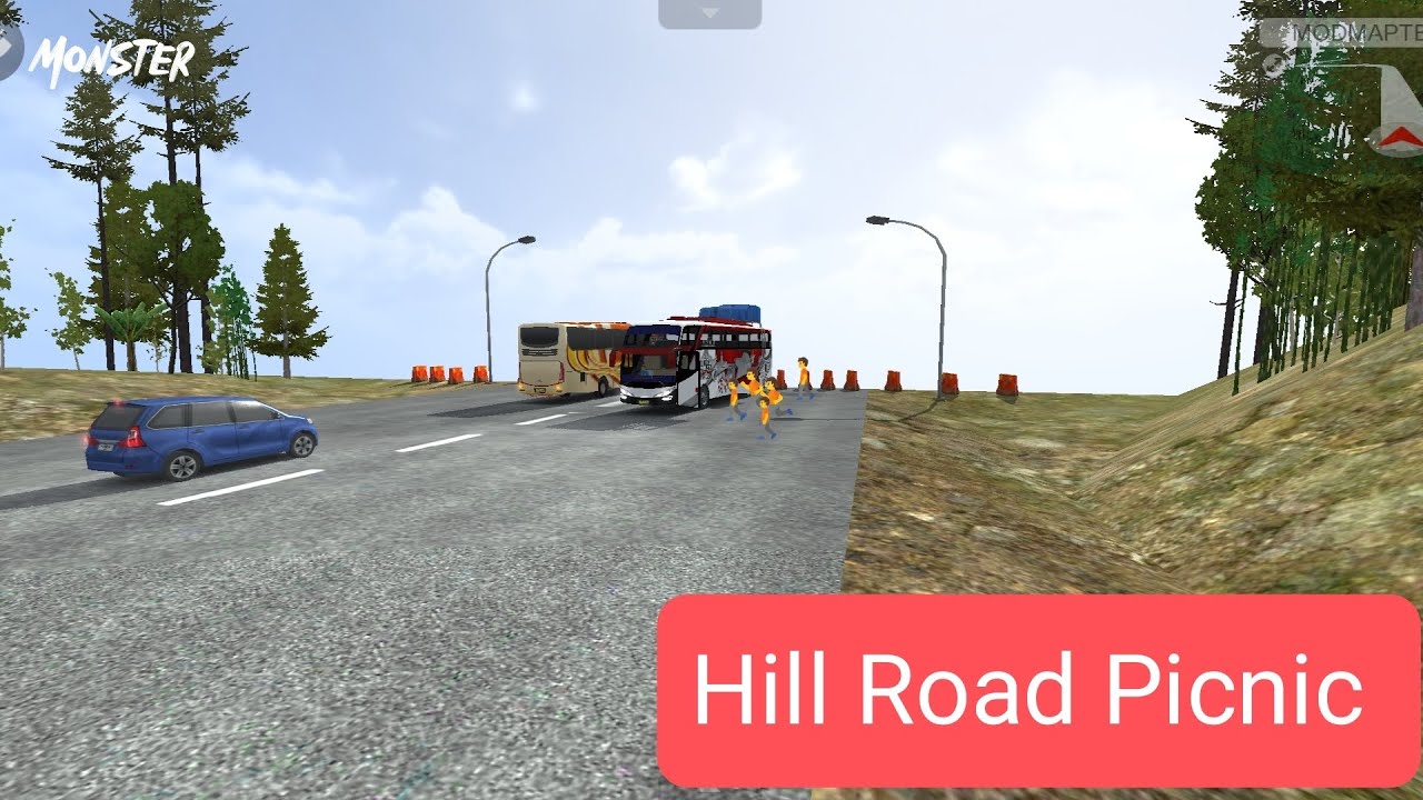 Hill Station Picnic Over | Back To Colony ☺️ #bus simulator 21 review pc