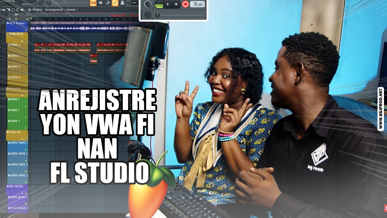 ANREJISTRE YON VWA FI NAN FL STUDIO 🔥🔥🔥