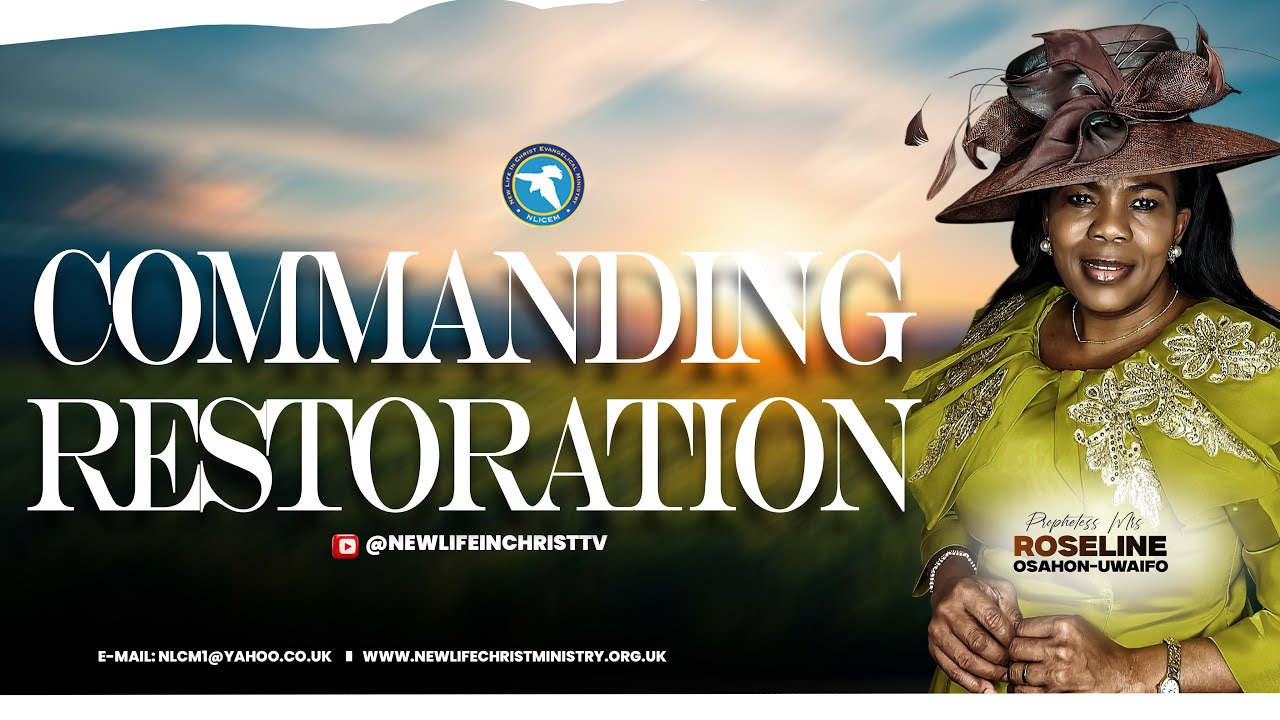How to Spiritually Command Divine Restoration Into Your Life. Let Us Pray.