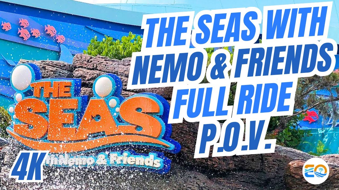 [4K] The Seas with Nemo & Friends Ride POV | FULL RIDE in 4K | EPCOT 2025