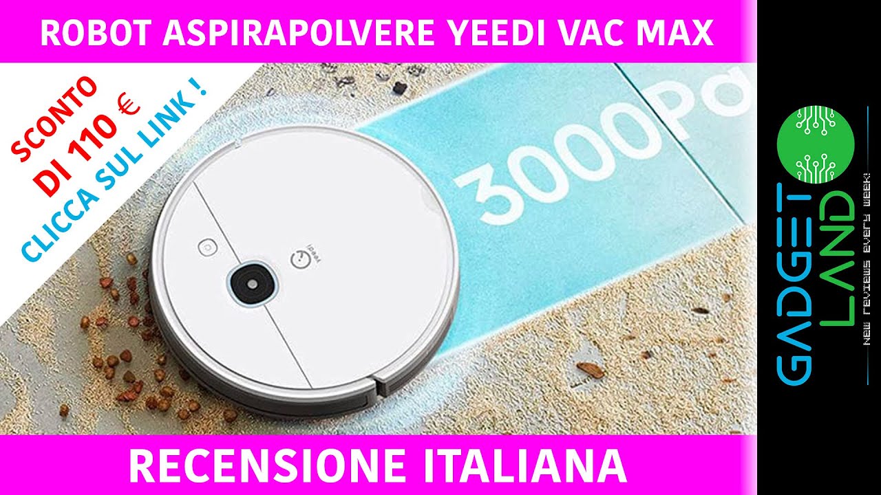 CODICE SCONTO di 110€ !! Recensione YEEDI VAC MAX - ROBOT pulizie ULTRA POTENTE che lava e aspira!