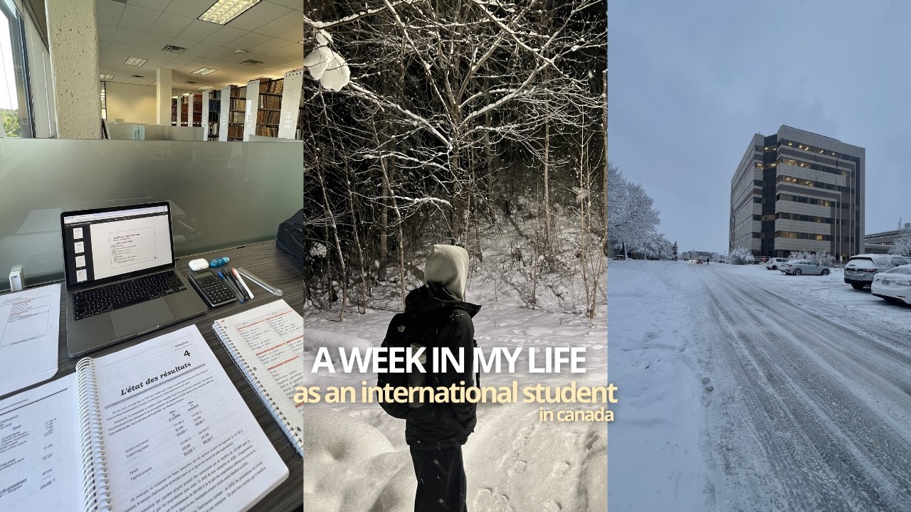 a week in my life as an international student in canada l UQAC