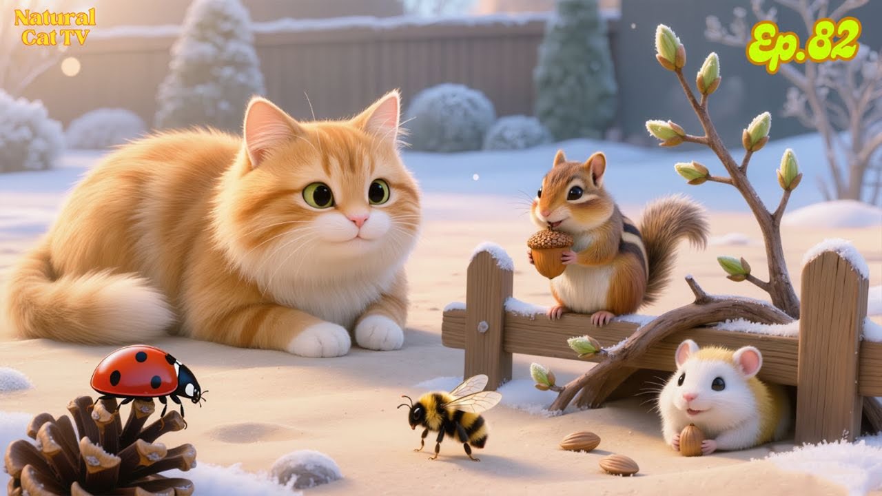 Natural Cat TV – Cat Joyful Trails Featuring Wildlife Motion and Cheerful Nature Ambience 🐾🌲