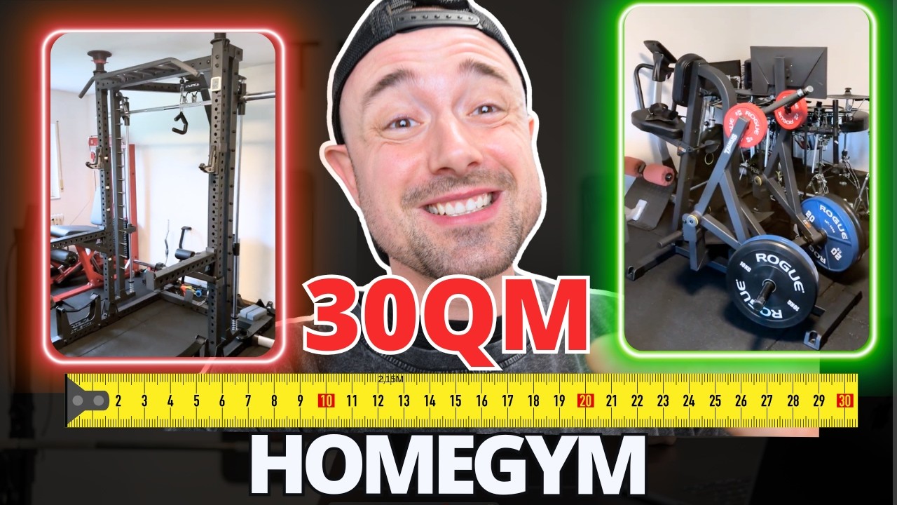 30qm Home Gym im DIY Keller – komplette Roomtour & Equipment -Tipps!