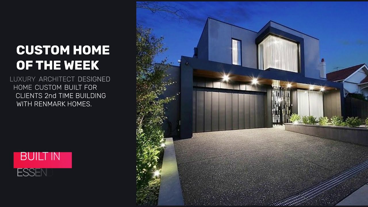 House Of The Week Custom Home Cliff Street | Custom Home builder Melbourne