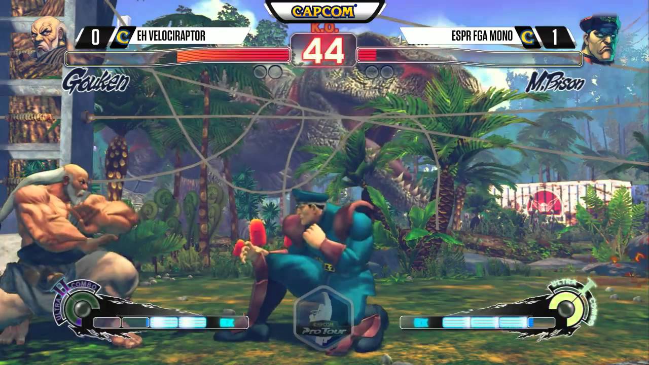 Velociraptor (Gouken) vs FGA Mono (Bison) - CEO 2015 USF4 - 720p 60fps