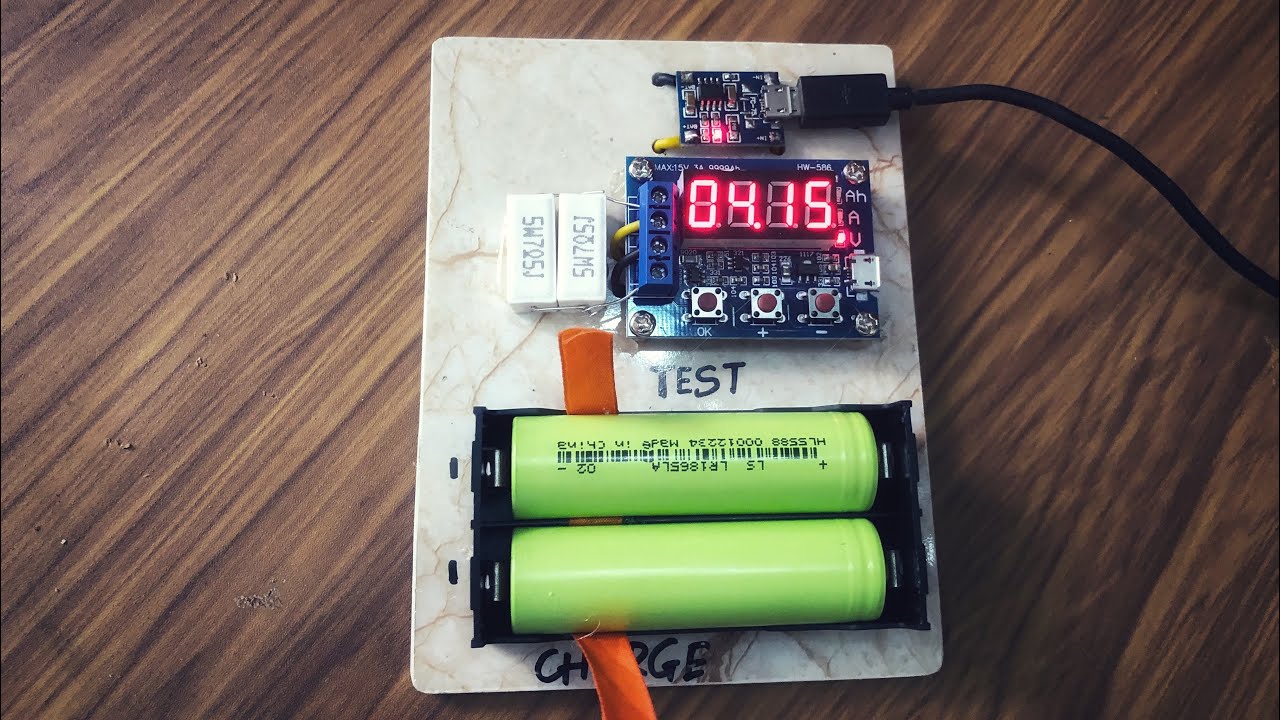 DIY 18650 charger and tester with ZB2L3 & TP4056- trạm sạc và test pin 18650