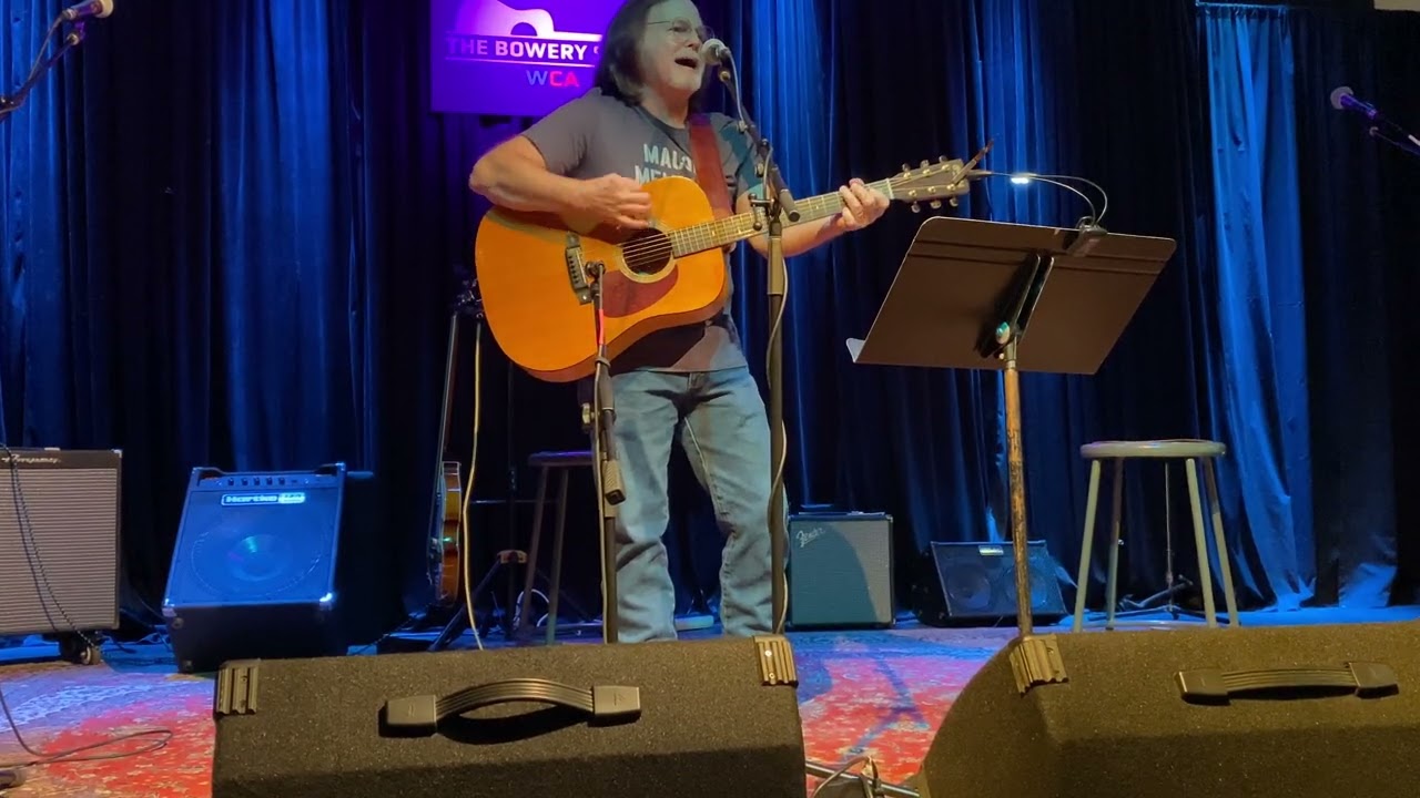 “A Tender Lie” Dick Chapman entertains on the Bowery Stage of the WCA 