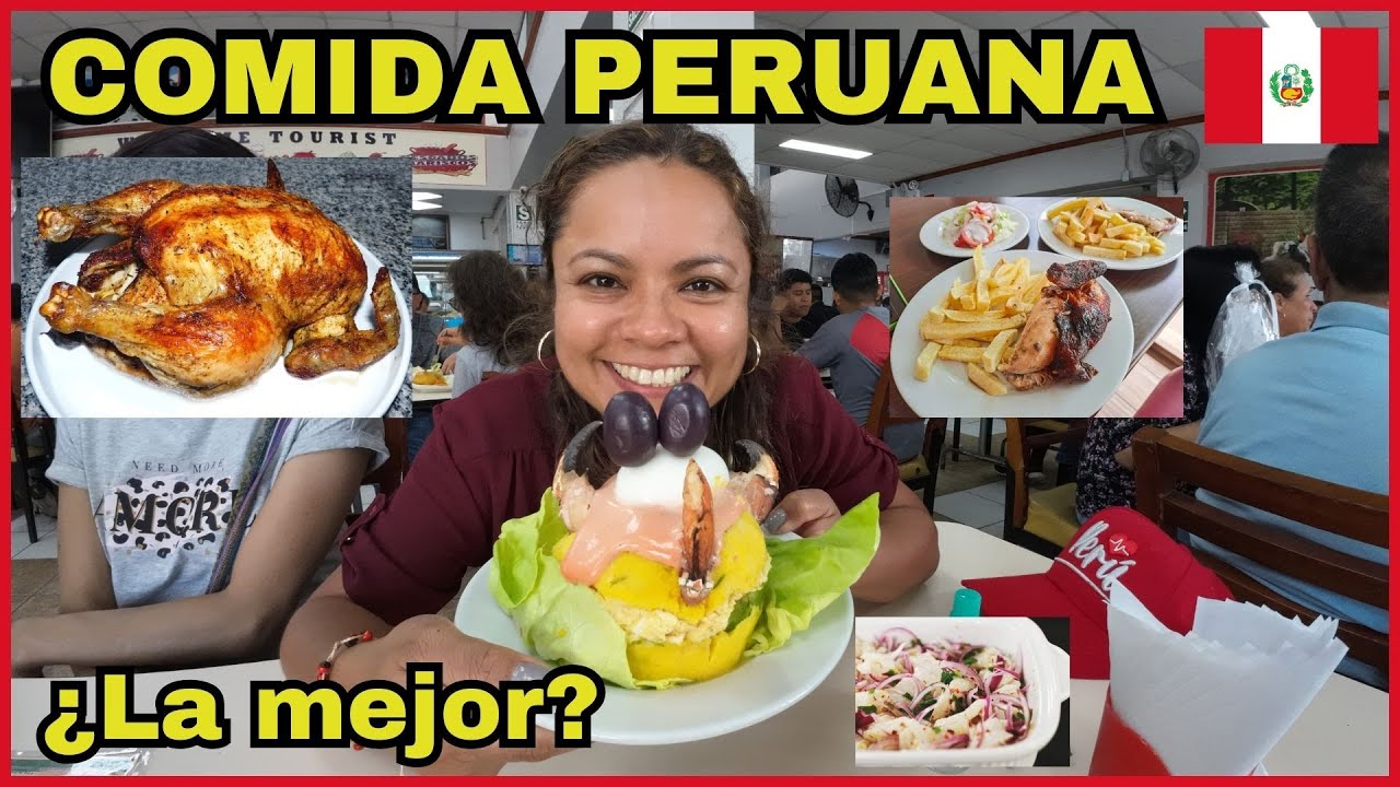 COMIDA PERUANA , Así es su rica comida en PERU!😋🍗