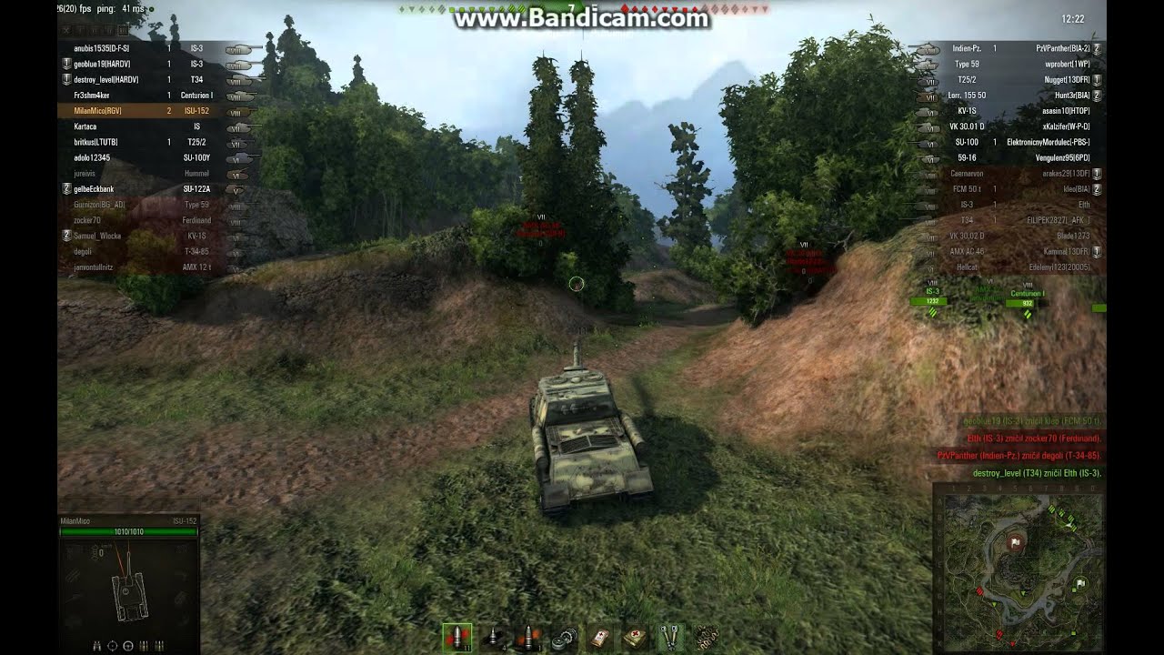 wot, isu152 vs. noob team, clan Rugevit