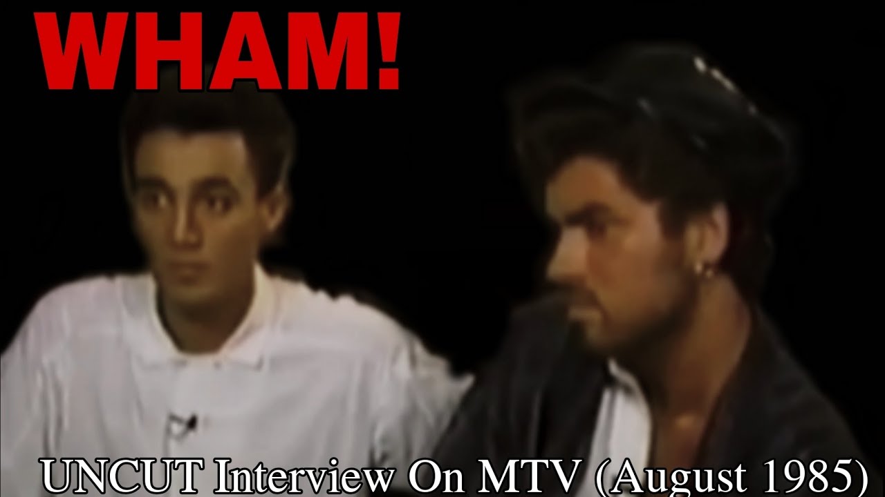 Wham! - UNCUT Interview on MTV (August 30, 1985)