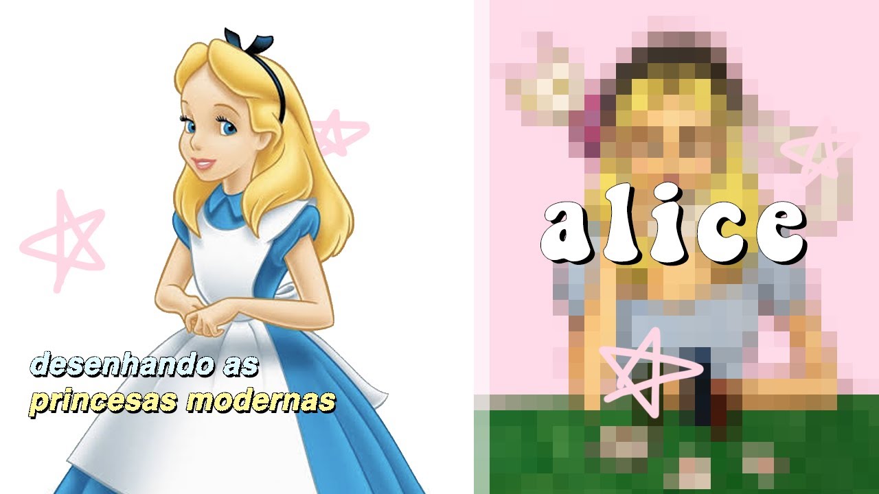 Desenhando princesas da Disney modernas: ALICE
