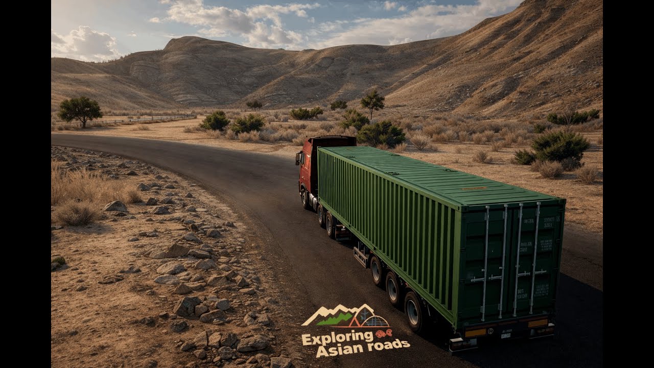 Truck ride in some good and curvy Valley roads [ETS2]