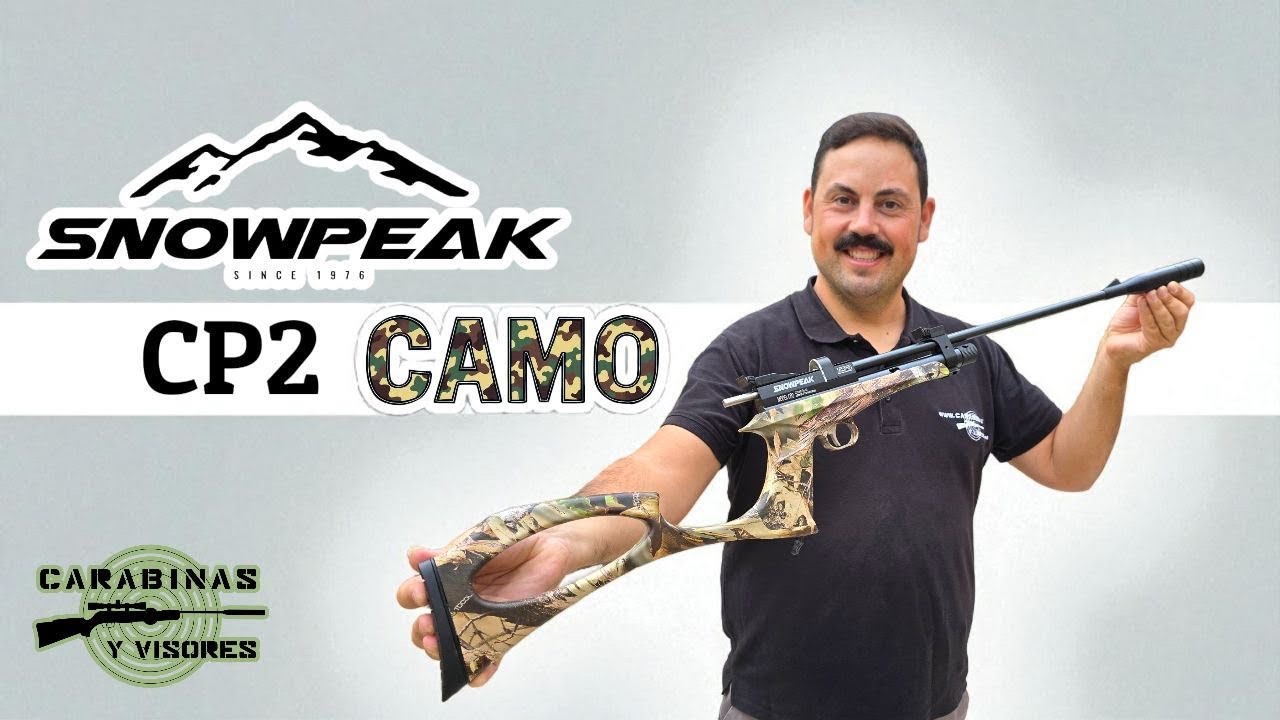 Carabina convertible Pistola #snowpeak CP2 Camo #airecomprimido  #cp2