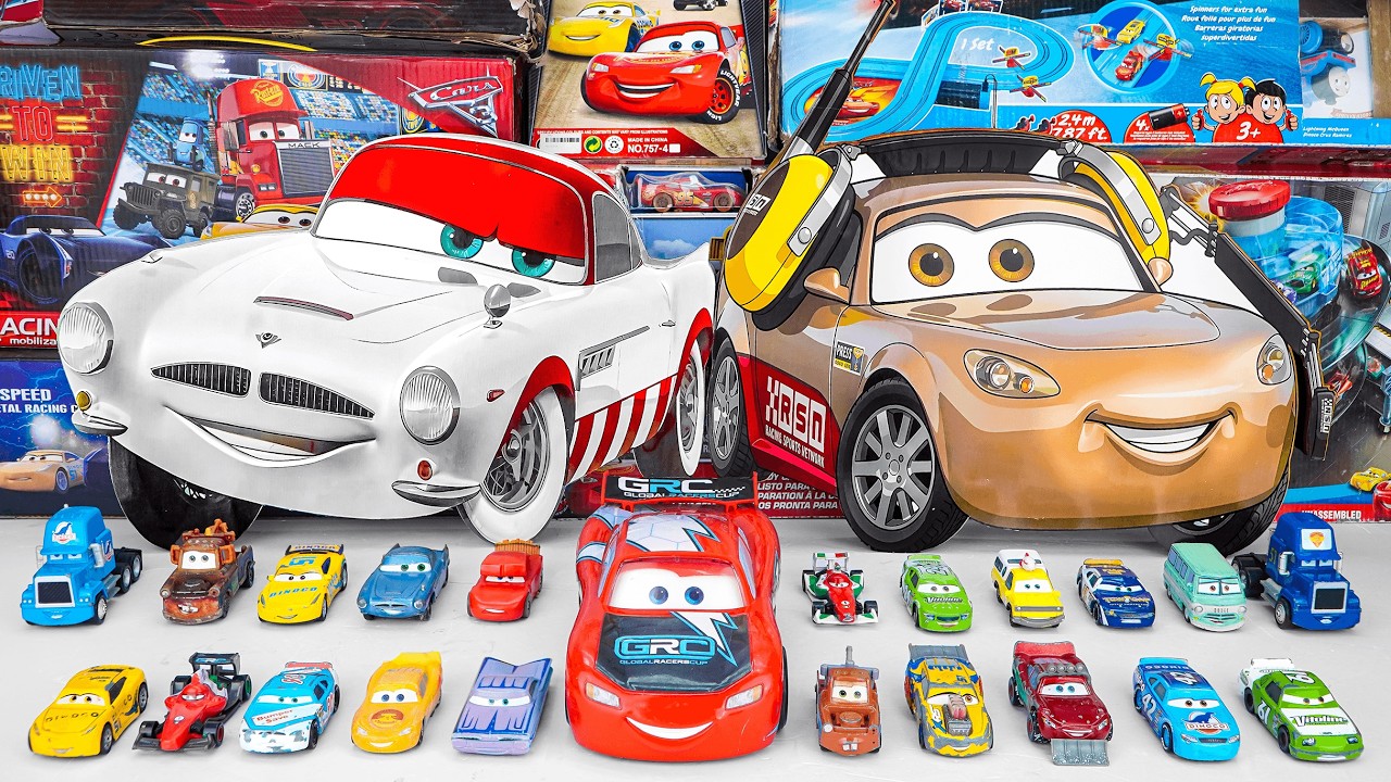 Disney Pixar Cars Unboxing Review | Lightning Mcqueen, Tow Mater, Doc Hudson, Sally Carrera, Cruz