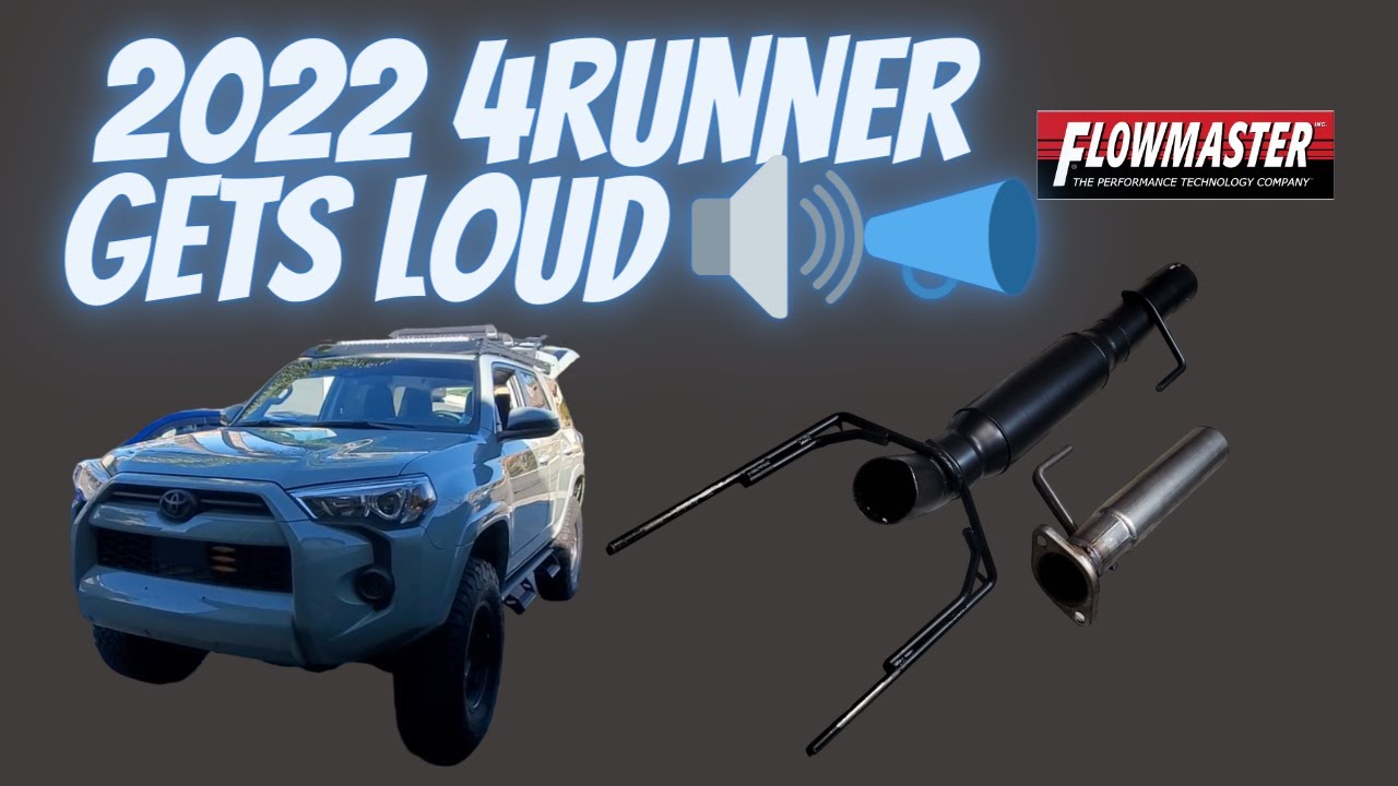 Unleashing the Beast: Flowmaster Exhaust Install for 2022 Toyota 4Runner