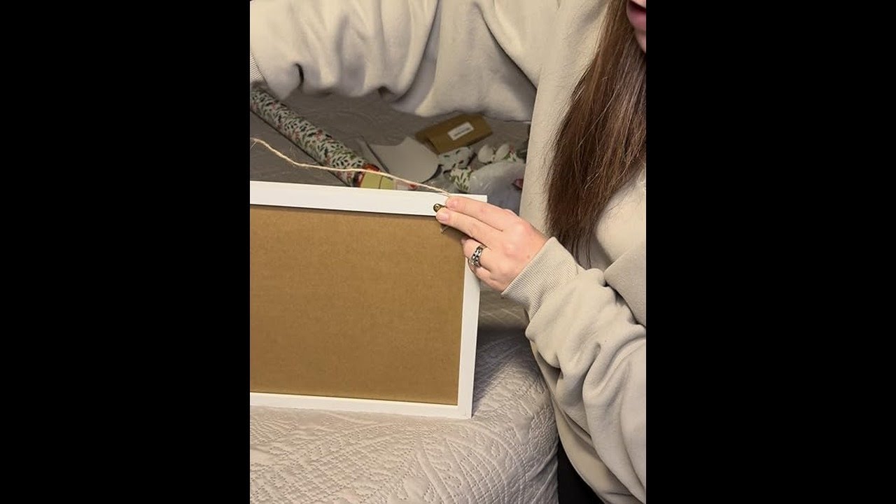 DAHAPYBOO Cork Board with Linen White,Bulletin Board 17