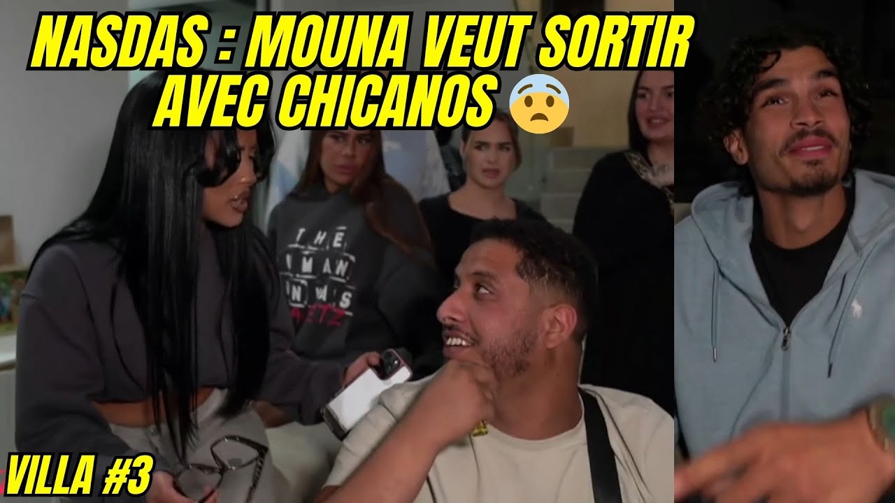 NASDAS : MOUNA VEUT SORTIR AVEC CHICANOS 😨 NASDAS APPELLE MORGANE 😍 #nasdas  #humour #live