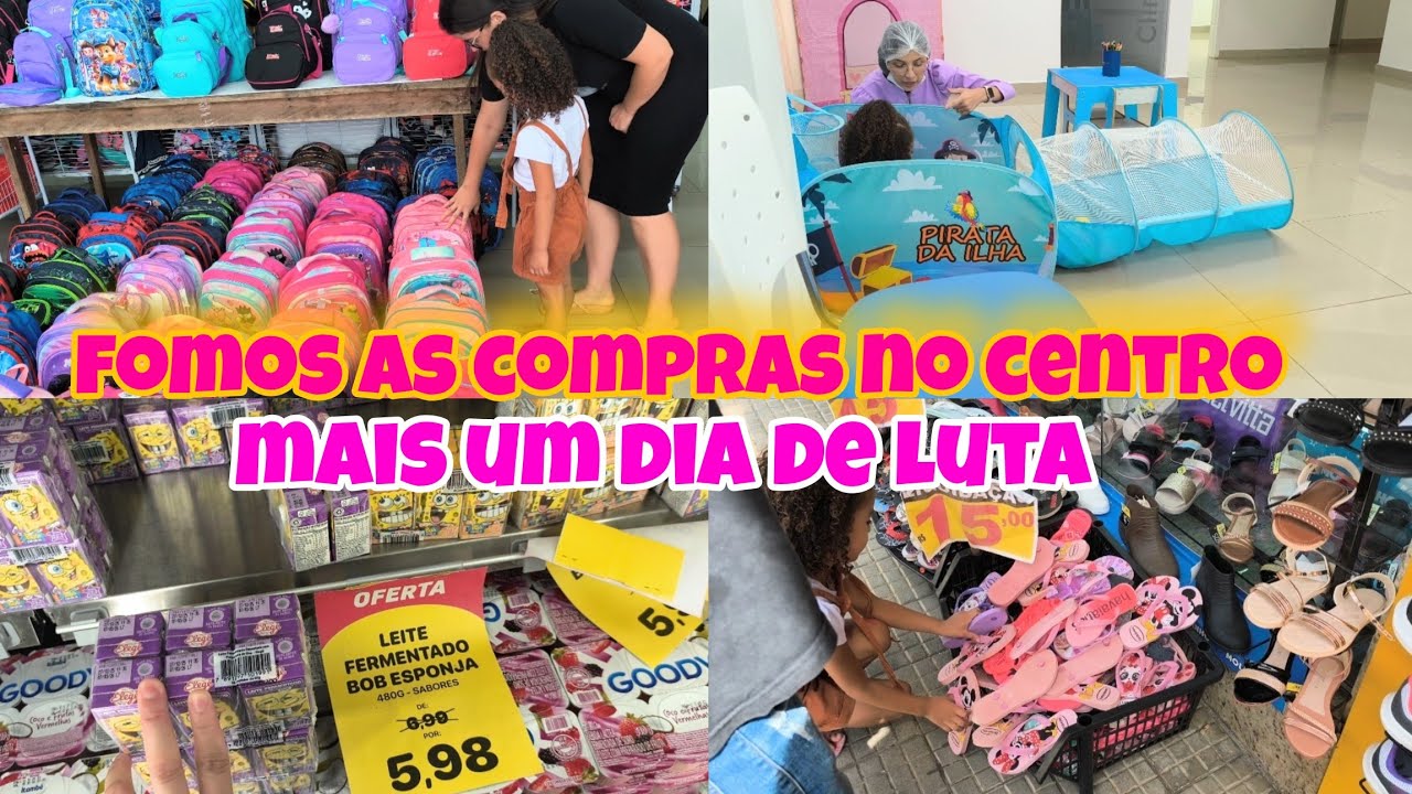 FOMOS AS COMPRAS+COMPRAMOS A MOCHILA DA ELISA 😍COMPRAS DE SUPERMERCADO COM VALOR TOTAL