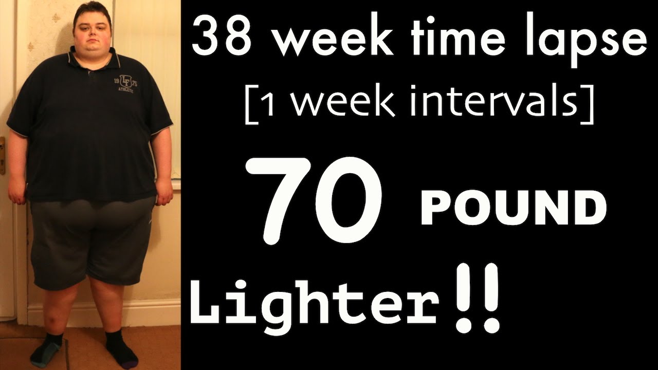 70lb Time lapse weight loss transformation (Goal 1 of 5)
