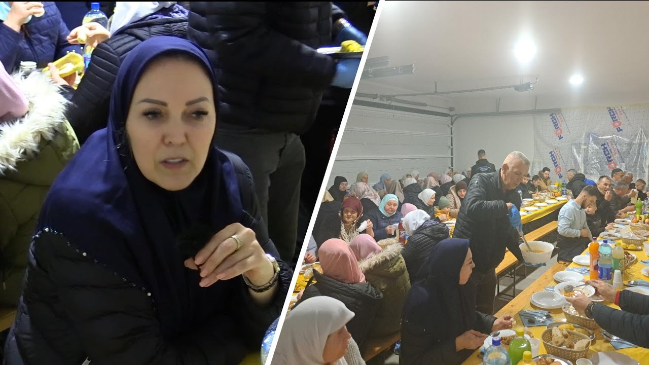 Već tradicionalni kolektivni iftar od Mersina i Feride Smajlović u Šetićima kod  Zvornika