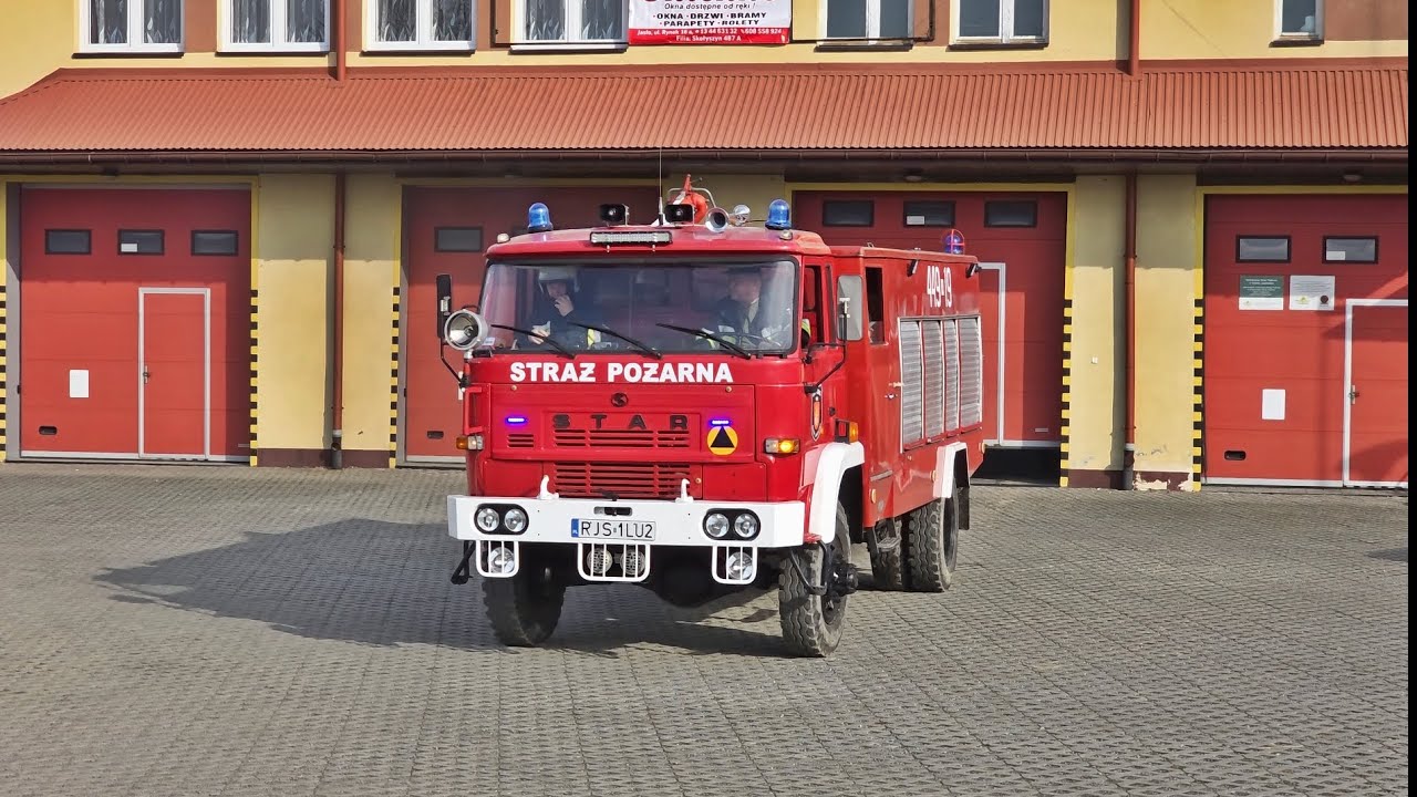 Alarmowanie oraz wyjazd alarmowy OSP KSRG Osiek Jasielski