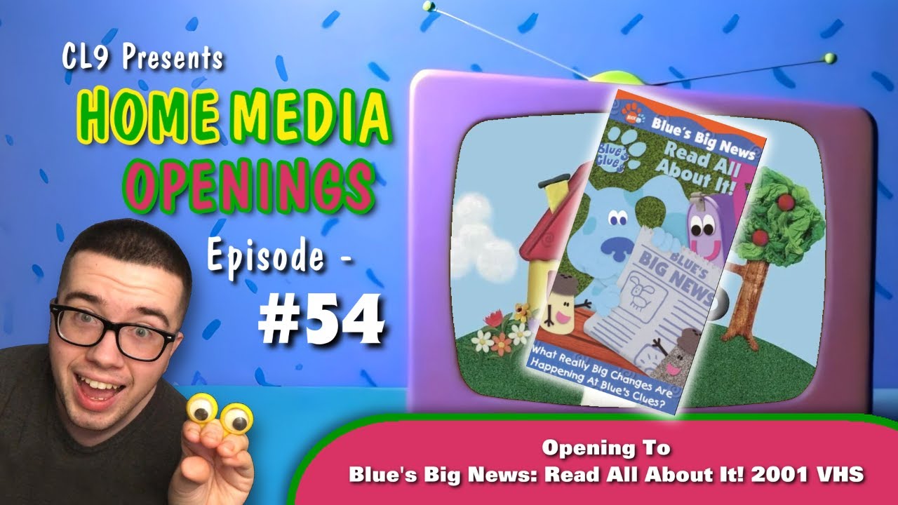 Home Media Openings Episode 54- Opening to Blues Big News: Read All About It 2001 VHS