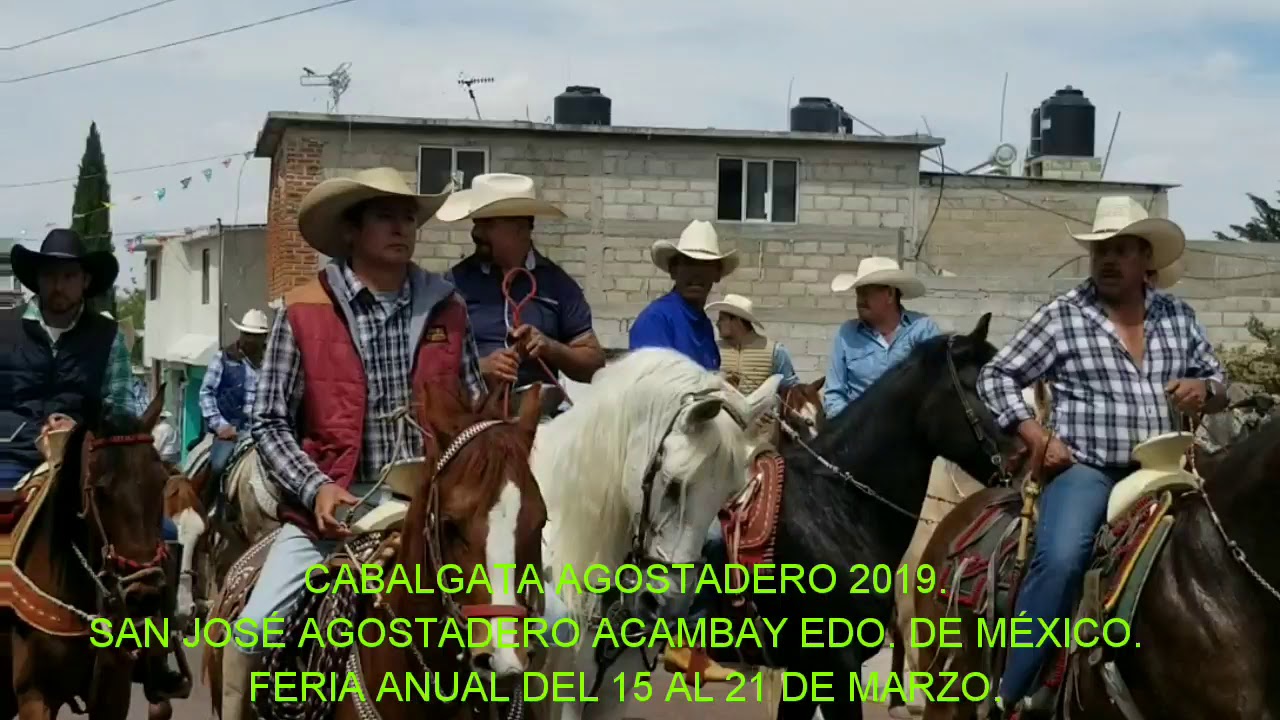 CABALGATA AGOSTADERO 2019. SAN JOS&Eacute; AGOSTADERO ACAMBAY EDO. DE M&Eacute;XICO. 17MARZO2019.