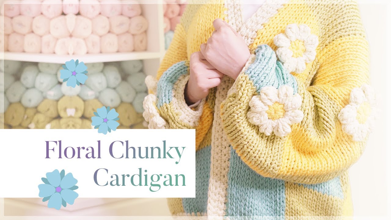 Floral Chunky Cardigan | كارديغان الزهور