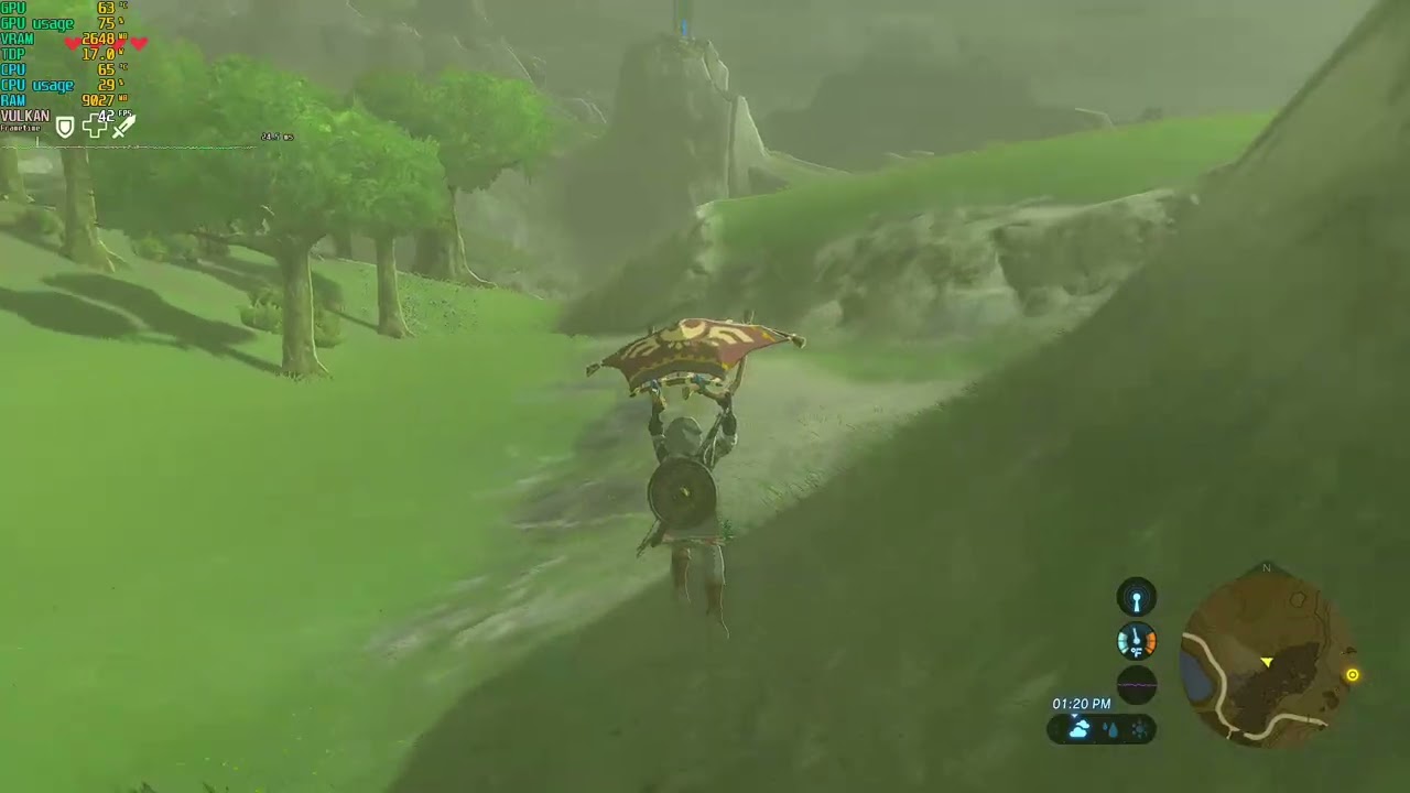 The Legend of Zelda Breath of the Wild | 1080p 17w | ROG Ally Z1 Extreme