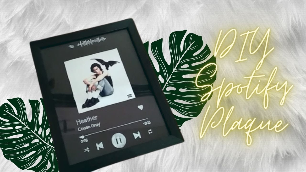 DIY SPOTIFY PLAQUE | STEP-BY-STEP TUTORIAL | Thieeaa