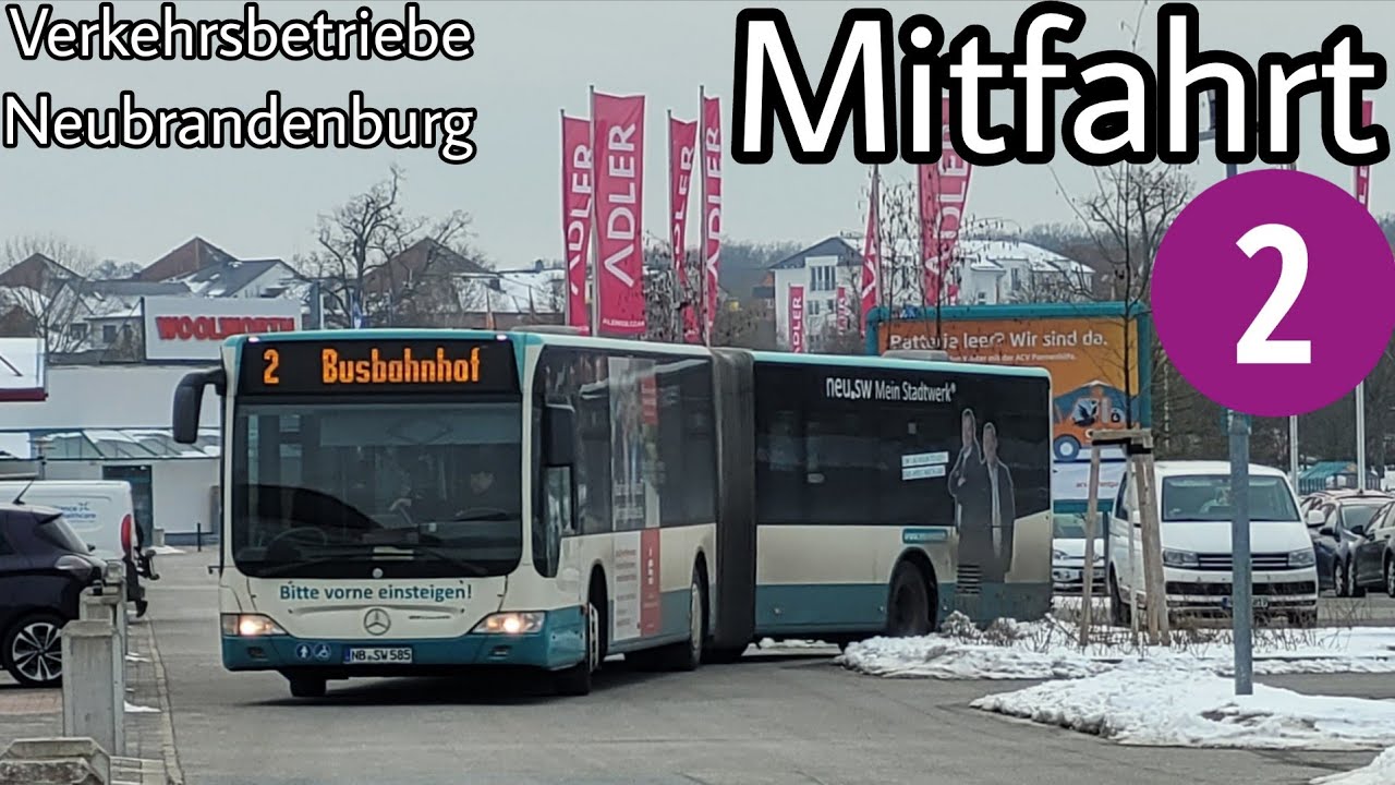Mitfahrt | Mercedes-Benz Citaro O530 Facelift G | Linie 2 | Bethanienberg Süd - Busbahnhof